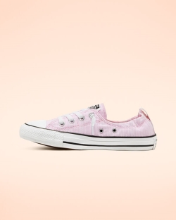 Converse Shirting Chuck Taylor All Star Shoreline Női Slip On Rózsaszín/Fekete/Fehér | JHRKWYI-HU